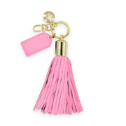 Swatzell + Heilig's Tassel keychain in color Pink