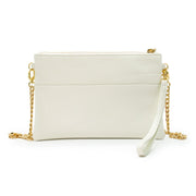 Swatzell + Heilig's Soho Bag in color Sparkling White, picture showing the back of the item