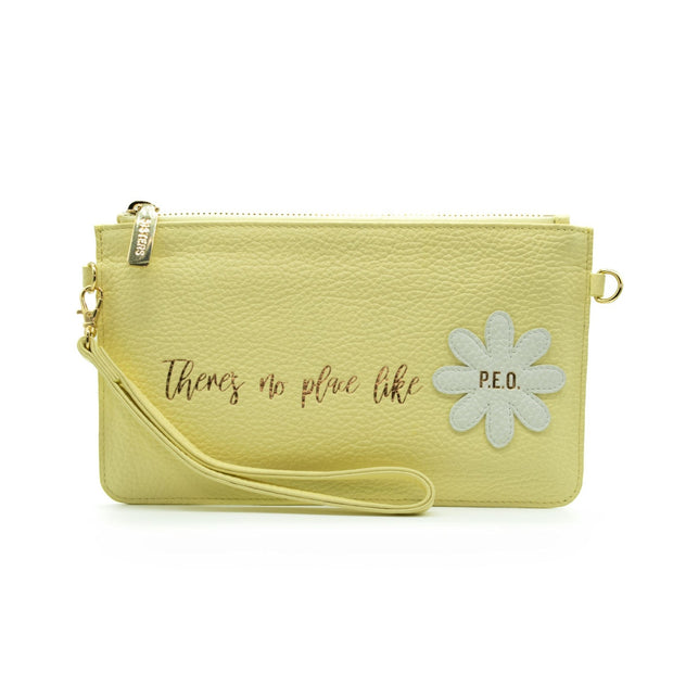 PEO Daisy Wristlet- Light Yellow