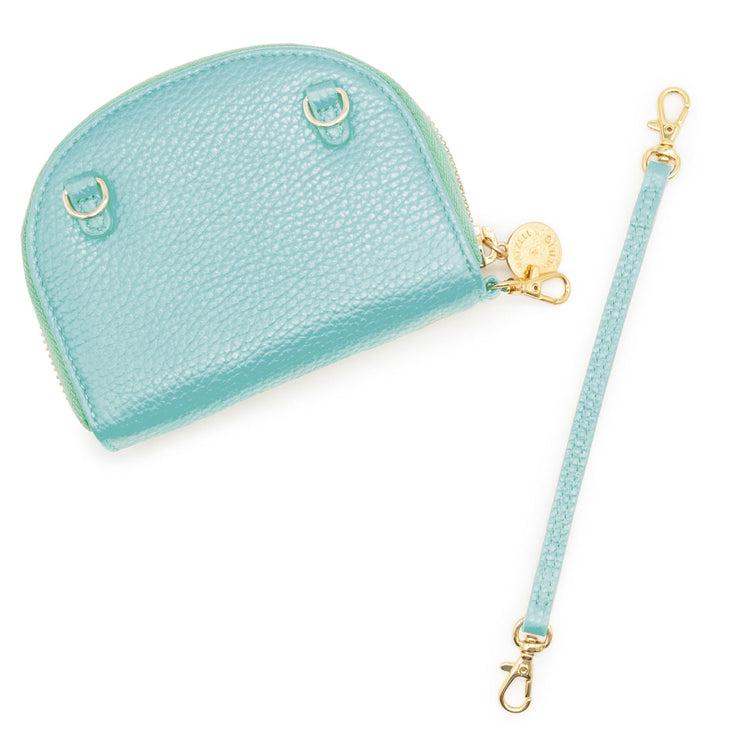 Light Aqua Zip Coin Pouch 2.0