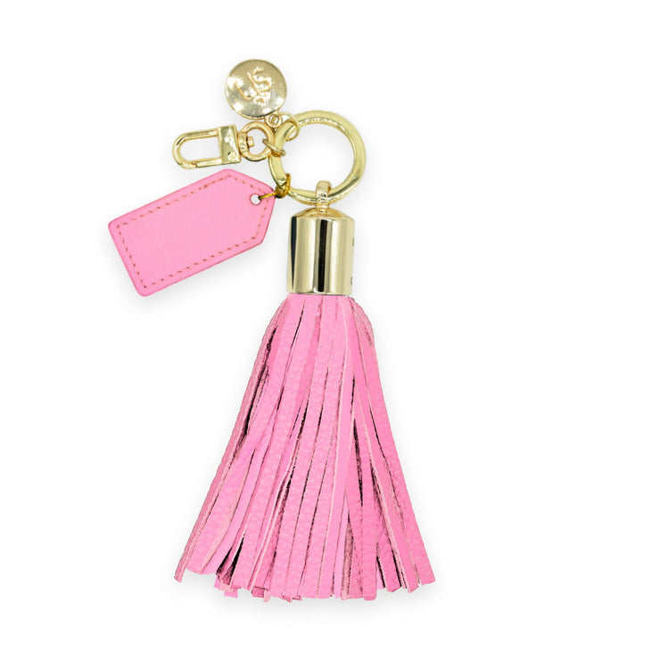 Swatzell + Heilig's Tassel keychain in color Pink