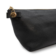 Swatzell + Heilig's Make-Up Bag in color Black, picture showing the side of the item