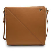 Swatzell + Heilig's Seville Bag in color Caramel, picture showing the front of the item